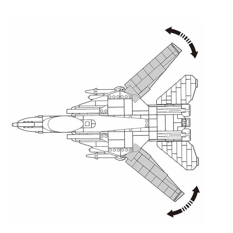 Caza Fuerza Aérea F-14