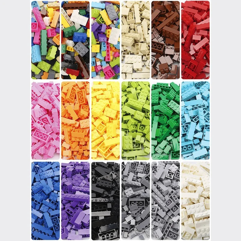 Pack of 120 - 250 Pieces of blocks of different colors