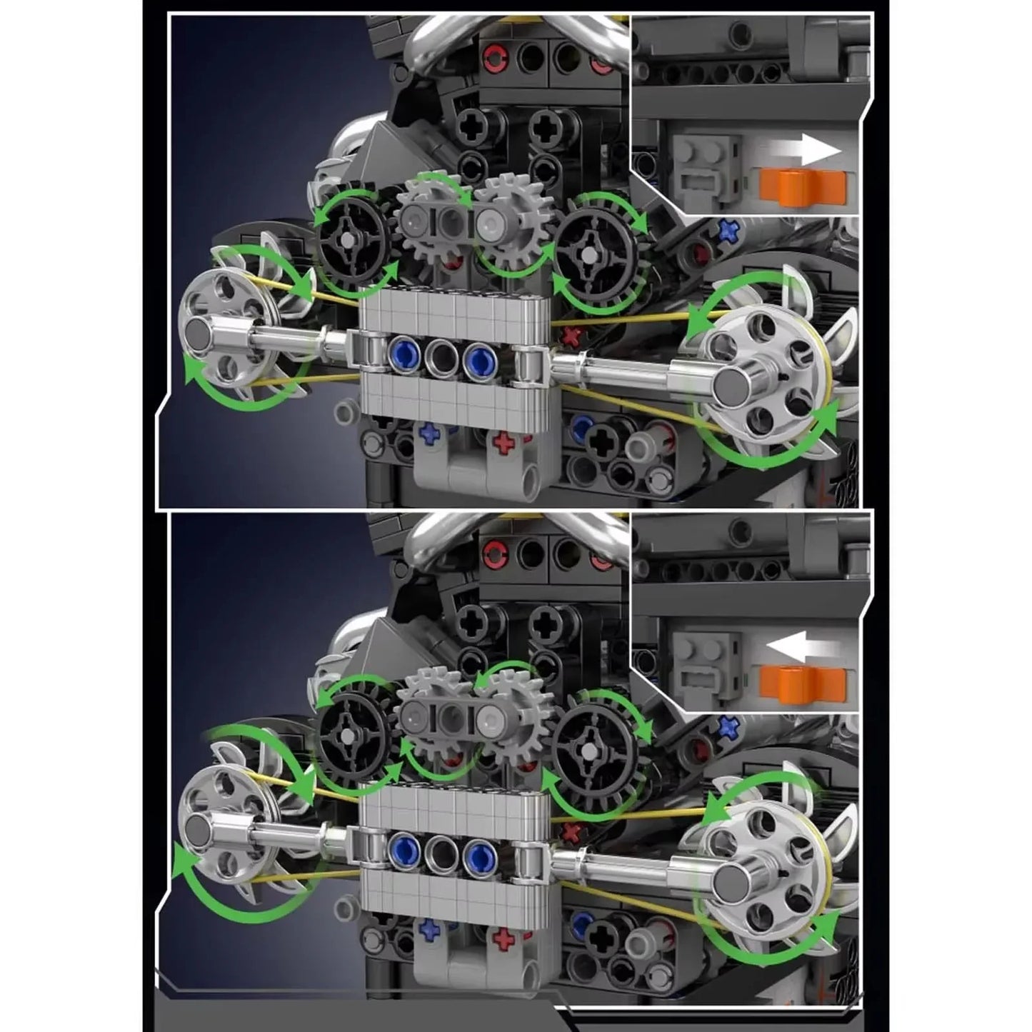 Mould King - PAG V12 Engine