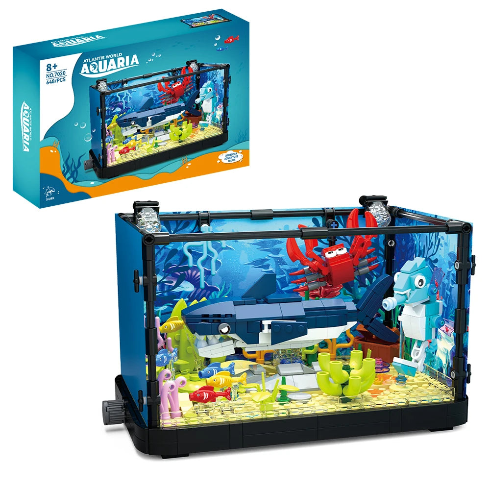Marine Aquarium with lights