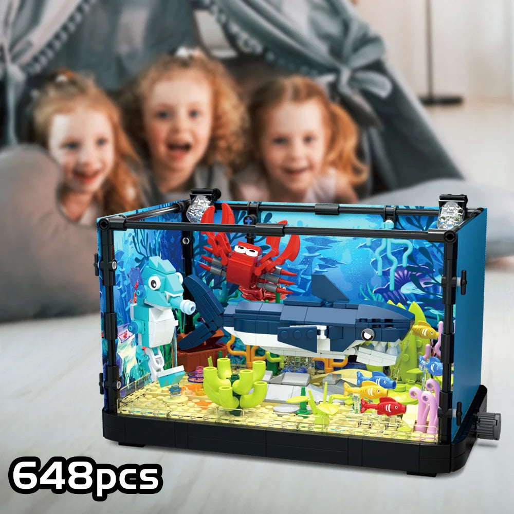 Marine Aquarium with lights