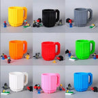 Customizable Block Style Coffee Mug