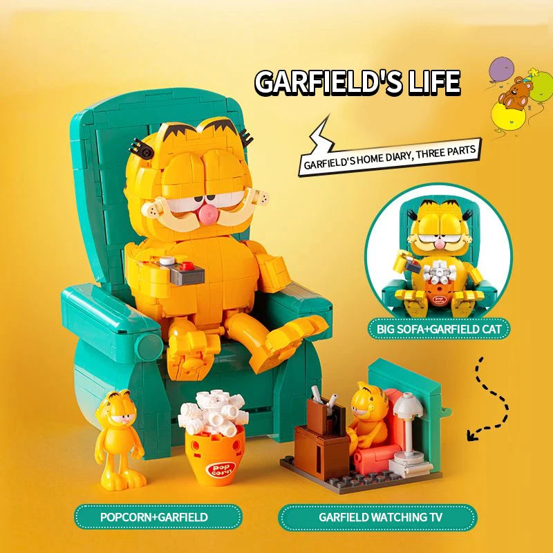 Garfield Sentado en sofá