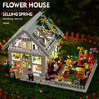 Mini Buildable Dollhouse - Floral Style