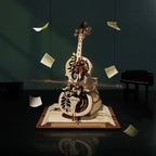 Violín Vintage Mecánico 3D