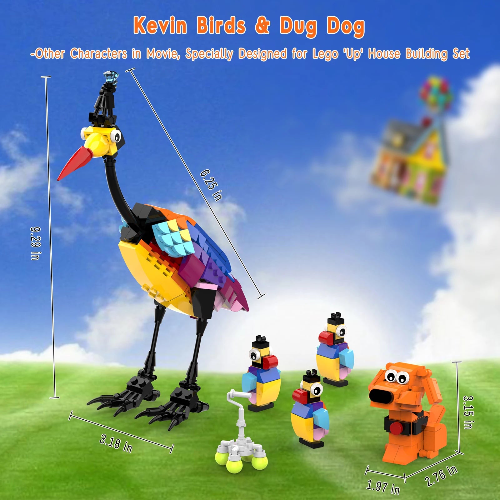Kit Kevin y Dug - UP