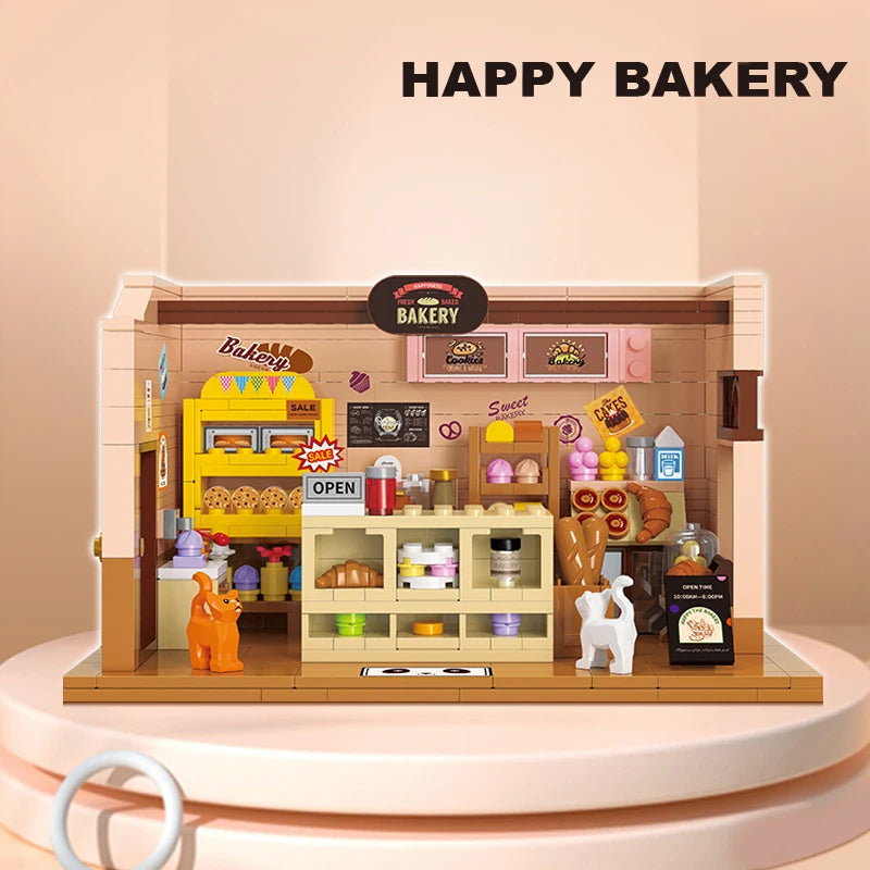 Pastry shop, Comics store and Cafe