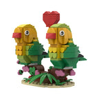 Parakeets in love