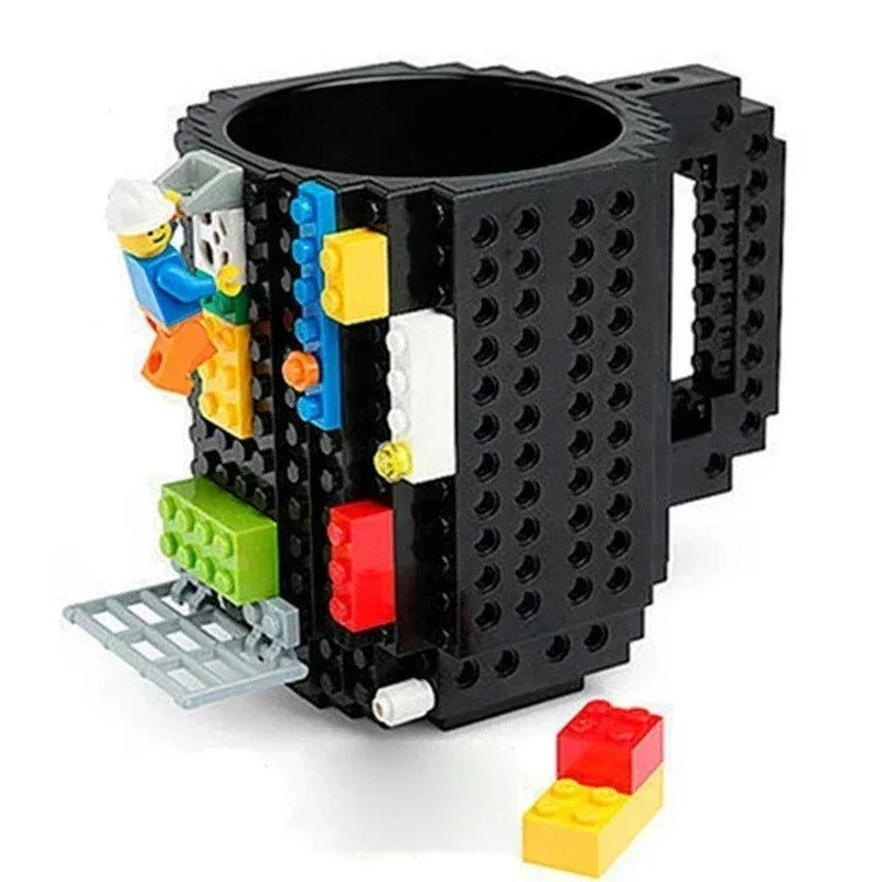 Customizable Block Style Coffee Mug