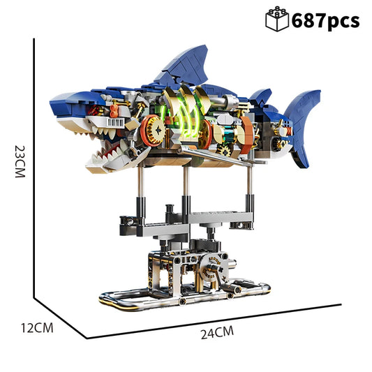 Mechanical Shark Skeleton