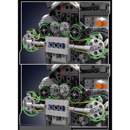 Mould King - PAG V12 Engine