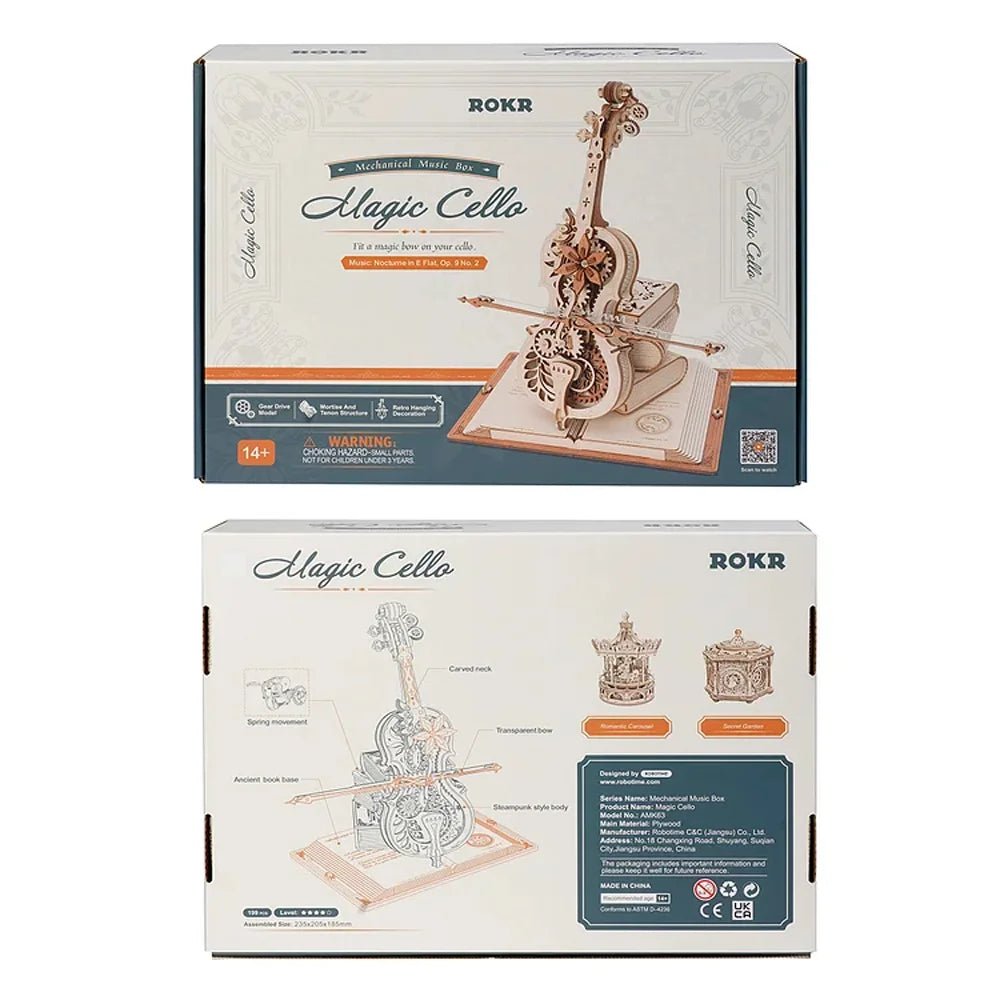 Violín Vintage Mecánico 3D