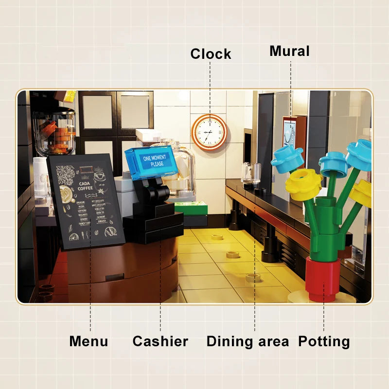 Classic Starbucks-style coffee shop