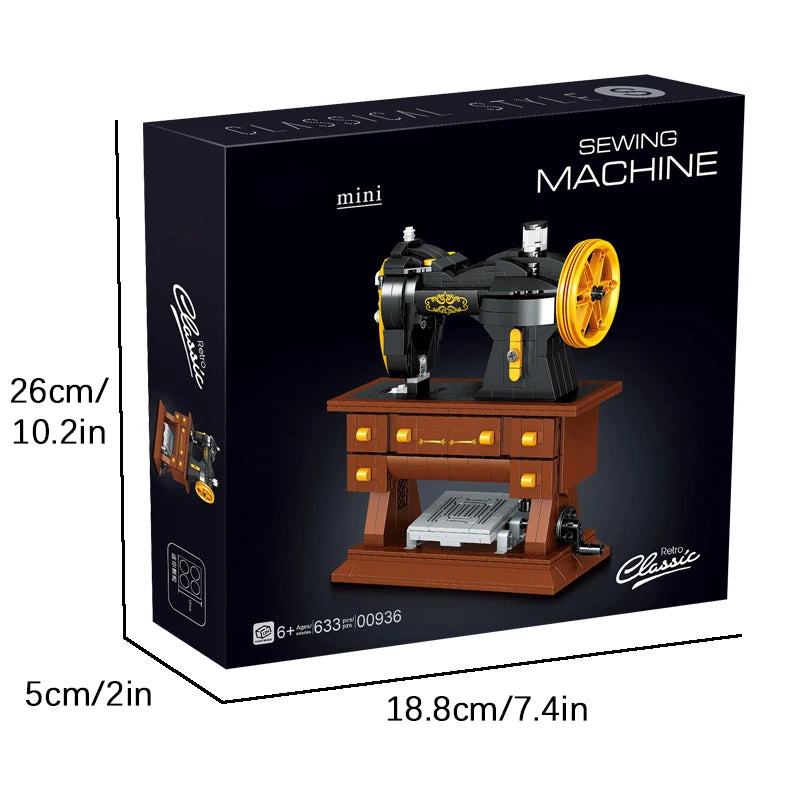 Vintage retro sewing machine