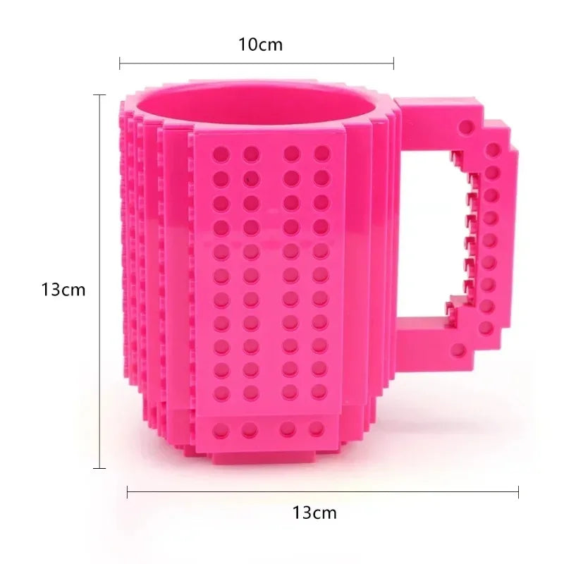 Customizable Block Style Coffee Mug