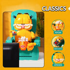 Garfield sitting on sofa
