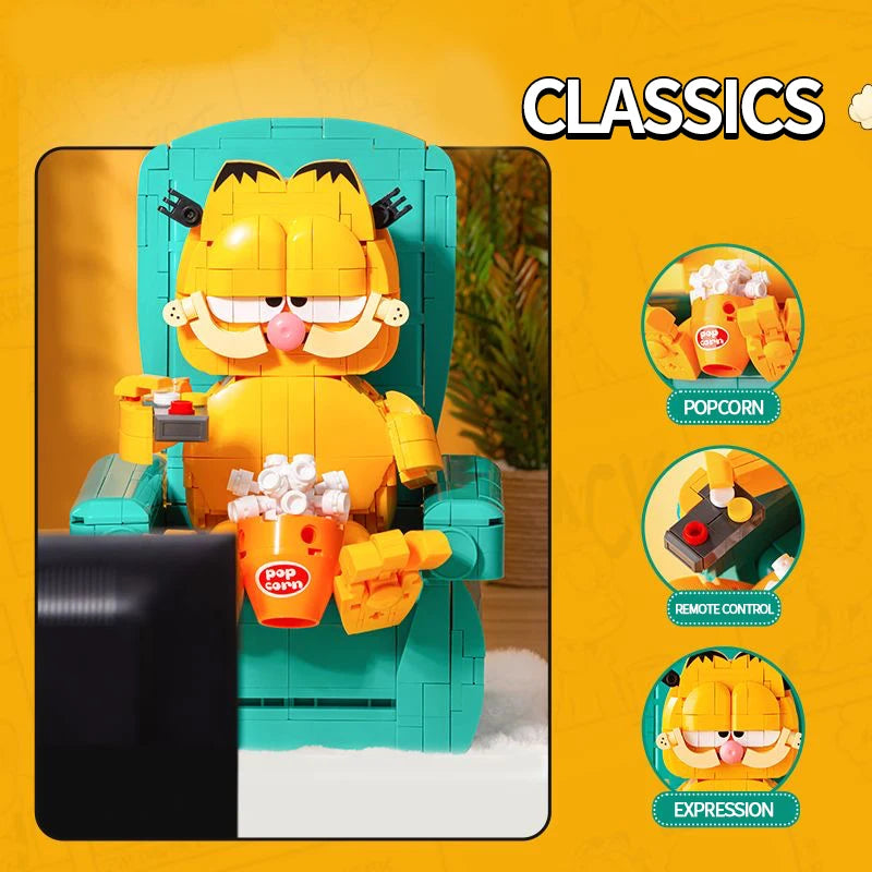 Garfield Sentado en sofá