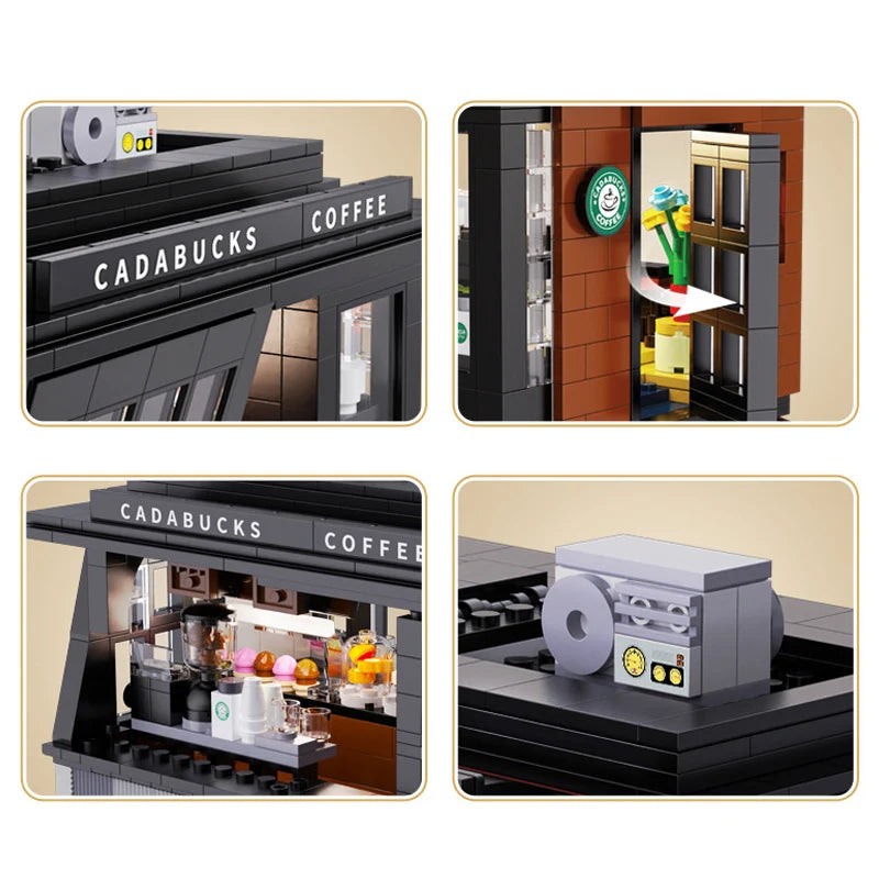 Classic Starbucks-style coffee shop