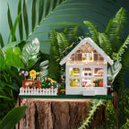 Mini Buildable Dollhouse - Floral Style