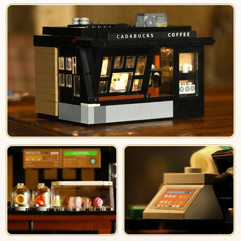 Classic Starbucks-style coffee shop
