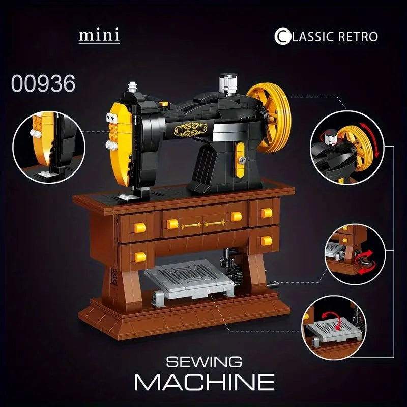 Vintage retro sewing machine
