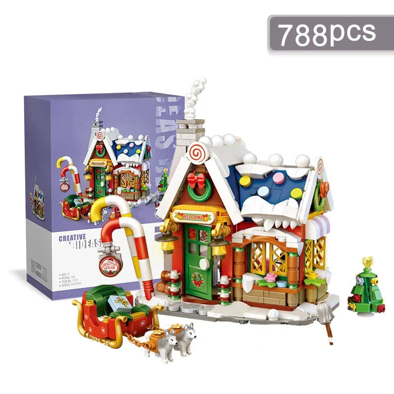 Mini Casita Navideña del Polo Norte