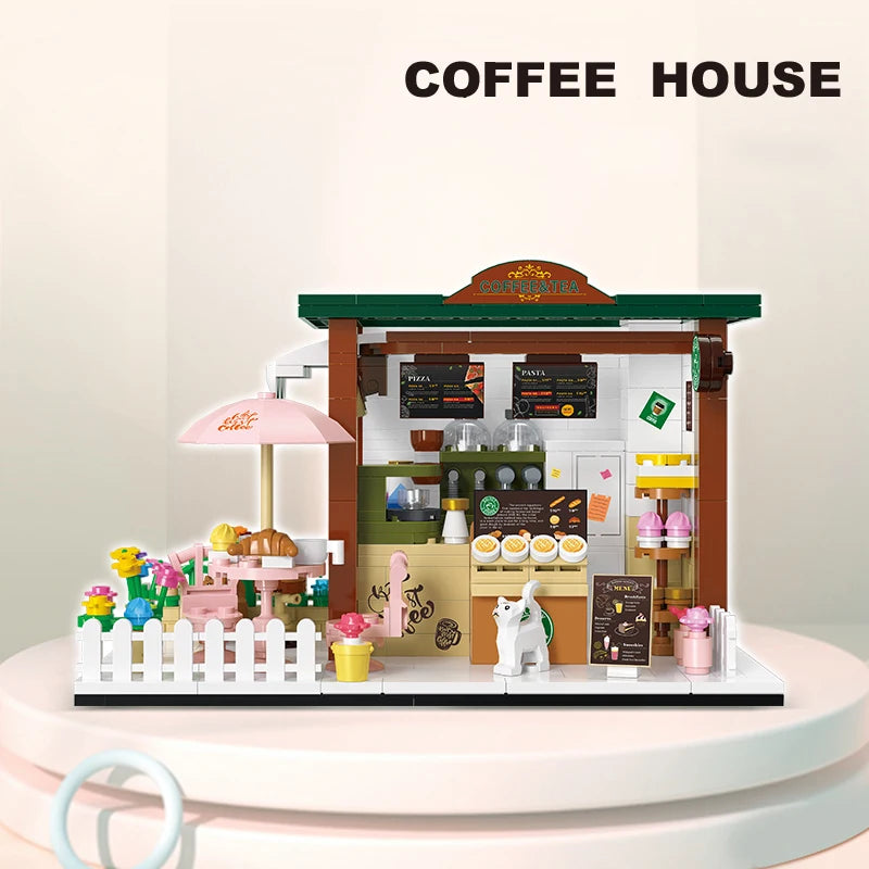 Pastry shop, Comics store and Cafe