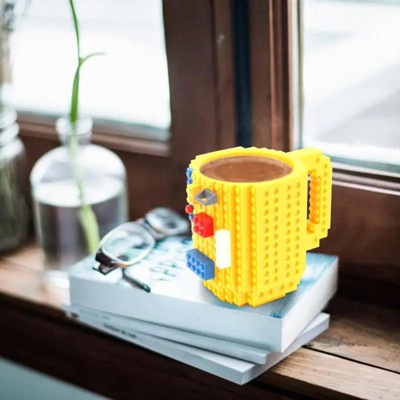 Customizable Block Style Coffee Mug